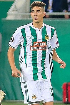 Mert Müldür, Rapid Wien formasıyla, 2018 — tam boy